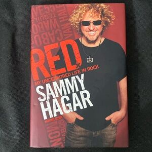 Sammy Hagar “Red: My Uncensored Life in Rock” - hardcover
